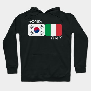 Korean Italian - Korea, Italy Hoodie